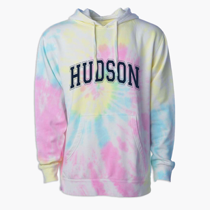 Hudson Wisconsin Varsity Premium Tie-Dye Hoodie