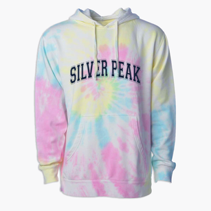 Silver Peak Nevada Varsity Premium Tie-Dye Hoodie