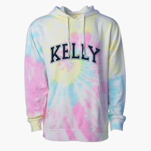Kelly Wyoming Varsity Premium Tie-Dye Hoodie