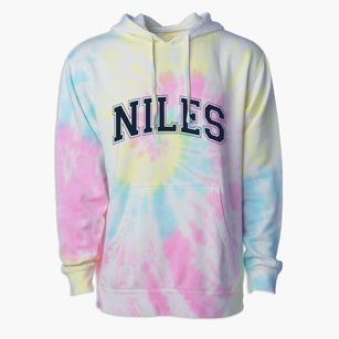 Niles Michigan Varsity Premium Tie-Dye Hoodie