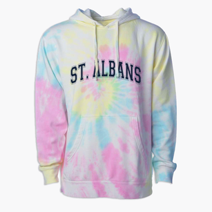 St. Albans West Virginia Varsity Premium Tie-Dye Hoodie