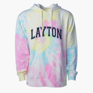 Layton Utah Varsity Premium Tie-Dye Hoodie