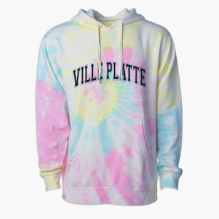 Ville Platte Louisiana Varsity Premium Tie-Dye Hoodie