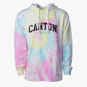 Canton Texas Urban Vibe Premium Tie-Dye Hoodie