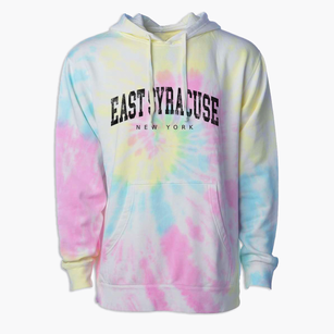 East Syracuse New York Urban Vibe Premium Tie-Dye Hoodie