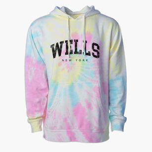 Wells New York Urban Vibe Premium Tie-Dye Hoodie