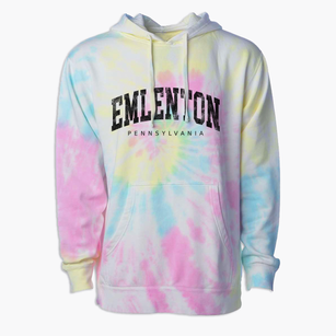 Emlenton Pennsylvania Urban Vibe Premium Tie-Dye Hoodie