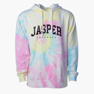 Jasper Arkansas Urban Vibe Premium Tie-Dye Hoodie