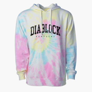 Diablock Kentucky Urban Vibe Premium Tie-Dye Hoodie