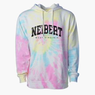 Neibert West Virginia Urban Vibe Premium Tie-Dye Hoodie
