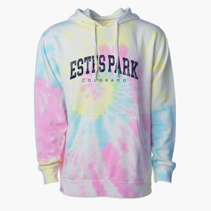 Estes Park Colorado Urban Vibe Premium Tie-Dye Hoodie