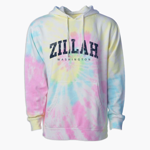 Zillah Washington Urban Vibe Premium Tie-Dye Hoodie