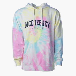 Mcqueeney Texas Urban Vibe Premium Tie-Dye Hoodie