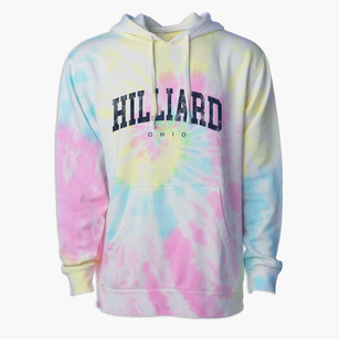 Hilliard Ohio Urban Vibe Premium Tie-Dye Hoodie