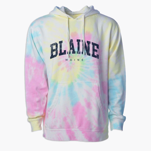 Blaine Maine Urban Vibe Premium Tie-Dye Hoodie