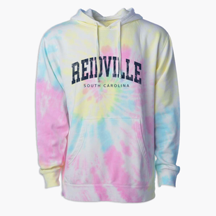 Reidville South Carolina Urban Vibe Premium Tie-Dye Hoodie