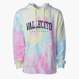 Vallecito California Urban Vibe Premium Tie-Dye Hoodie