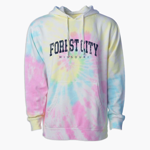 Forest City Missouri Urban Vibe Premium Tie-Dye Hoodie