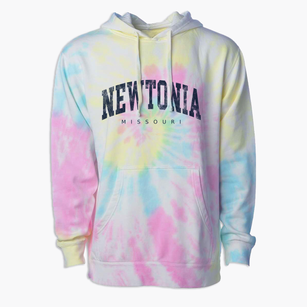 Newtonia Missouri Urban Vibe Premium Tie-Dye Hoodie