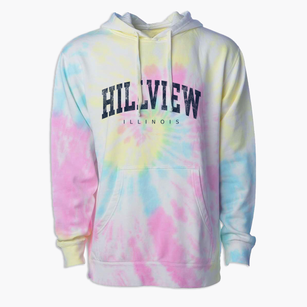 Hillview Illinois Urban Vibe Premium Tie-Dye Hoodie