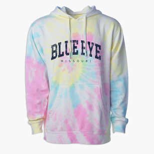 Blue Eye Missouri Urban Vibe Premium Tie-Dye Hoodie