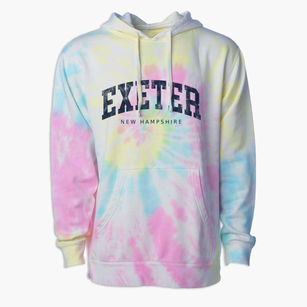 Exeter New Hampshire Urban Vibe Premium Tie-Dye Hoodie