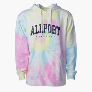 Allport Arkansas Urban Vibe Premium Tie-Dye Hoodie