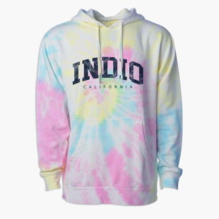 Indio California Urban Vibe Premium Tie-Dye Hoodie