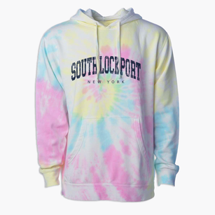 South Lockport New York Urban Vibe Premium Tie-Dye Hoodie