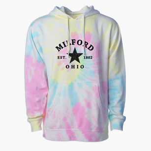 Milford Ohio Star Premium Tie-Dye Hoodie