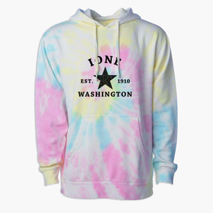 Ione Washington Star Premium Tie-Dye Hoodie