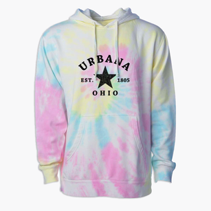Urbana Ohio Star Premium Tie-Dye Hoodie
