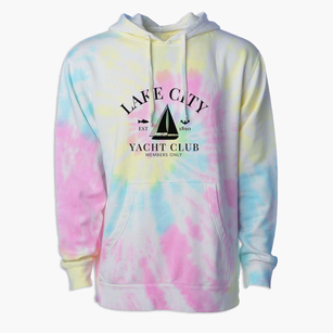 Lake City Arkansas Yacht Club Premium Tie-Dye Hoodie