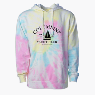 Columbine Colorado Yacht Club Premium Tie-Dye Hoodie