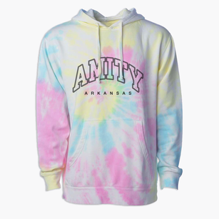 Amity Arkansas Inline Premium Tie-Dye Hoodie