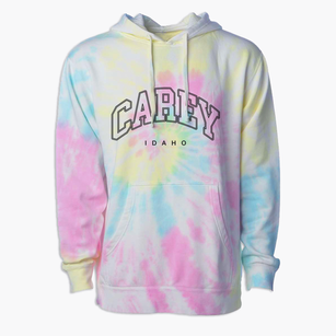 Carey Idaho Inline Premium Tie-Dye Hoodie