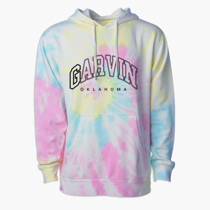 Garvin Oklahoma Inline Premium Tie-Dye Hoodie