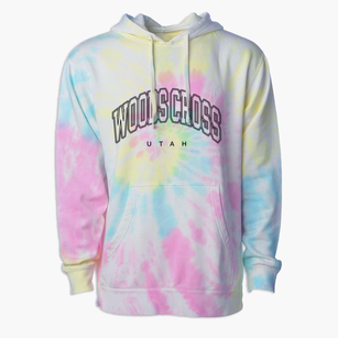 Woods Cross Utah Inline Premium Tie-Dye Hoodie