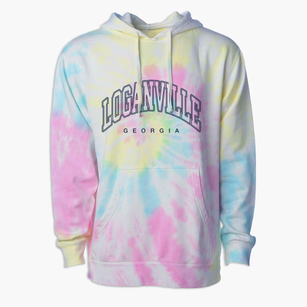 Loganville Georgia Inline Premium Tie-Dye Hoodie