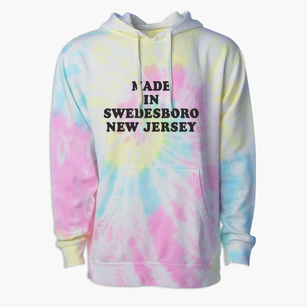 Swedesboro New Jersey Classic 70s Premium Tie-Dye Hoodie
