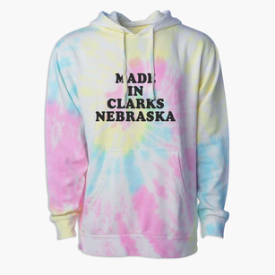 Clarks Nebraska Classic 70s Premium Tie-Dye Hoodie