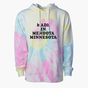 Mendota Minnesota Classic 70s Premium Tie-Dye Hoodie