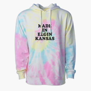 Elgin Kansas Classic 70s Premium Tie-Dye Hoodie