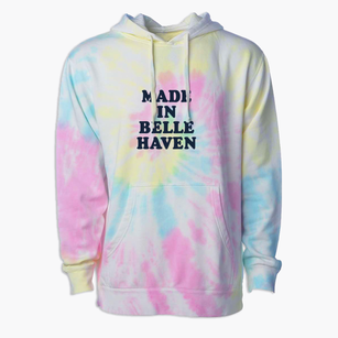 Belle Haven Virginia Classic 70s Premium Tie-Dye Hoodie