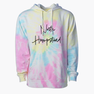 North Hempstead New York Freestyle Premium Tie-Dye Hoodie