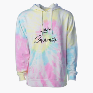 Lake Bonaparte New York Freestyle Premium Tie-Dye Hoodie
