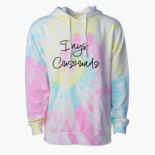 Days Crossroads North Carolina Freestyle Premium Tie-Dye Hoodie