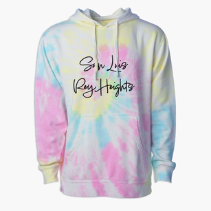 San Luis Rey Heights California Freestyle Premium Tie-Dye Hoodie