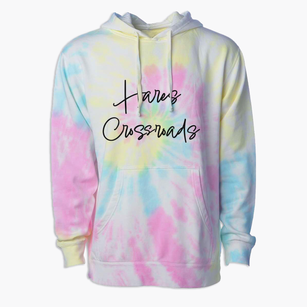 Hares Crossroads North Carolina Freestyle Premium Tie-Dye Hoodie