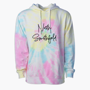 North Smithfield Rhode Island Freestyle Premium Tie-Dye Hoodie